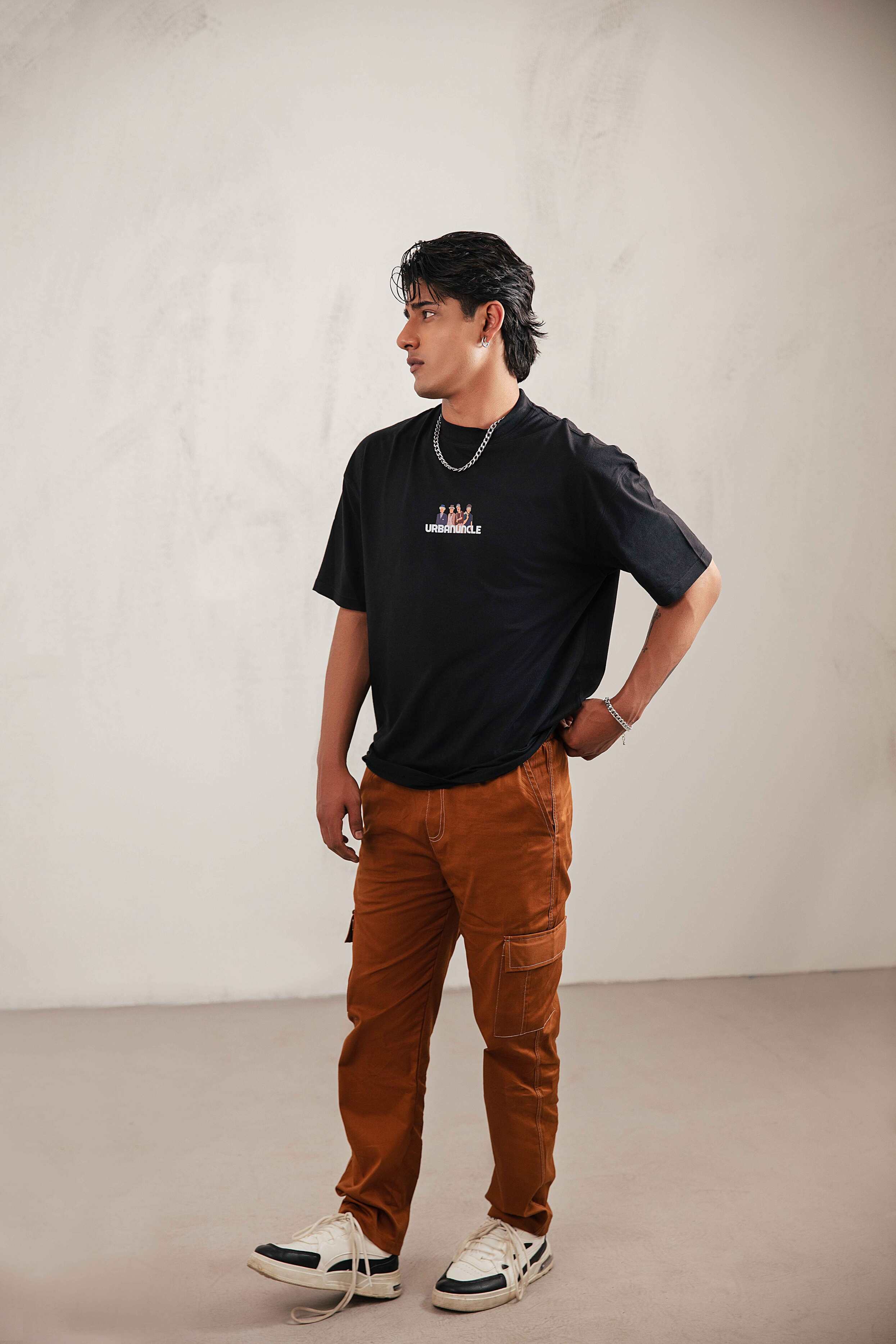 Brown Cargo Trousers