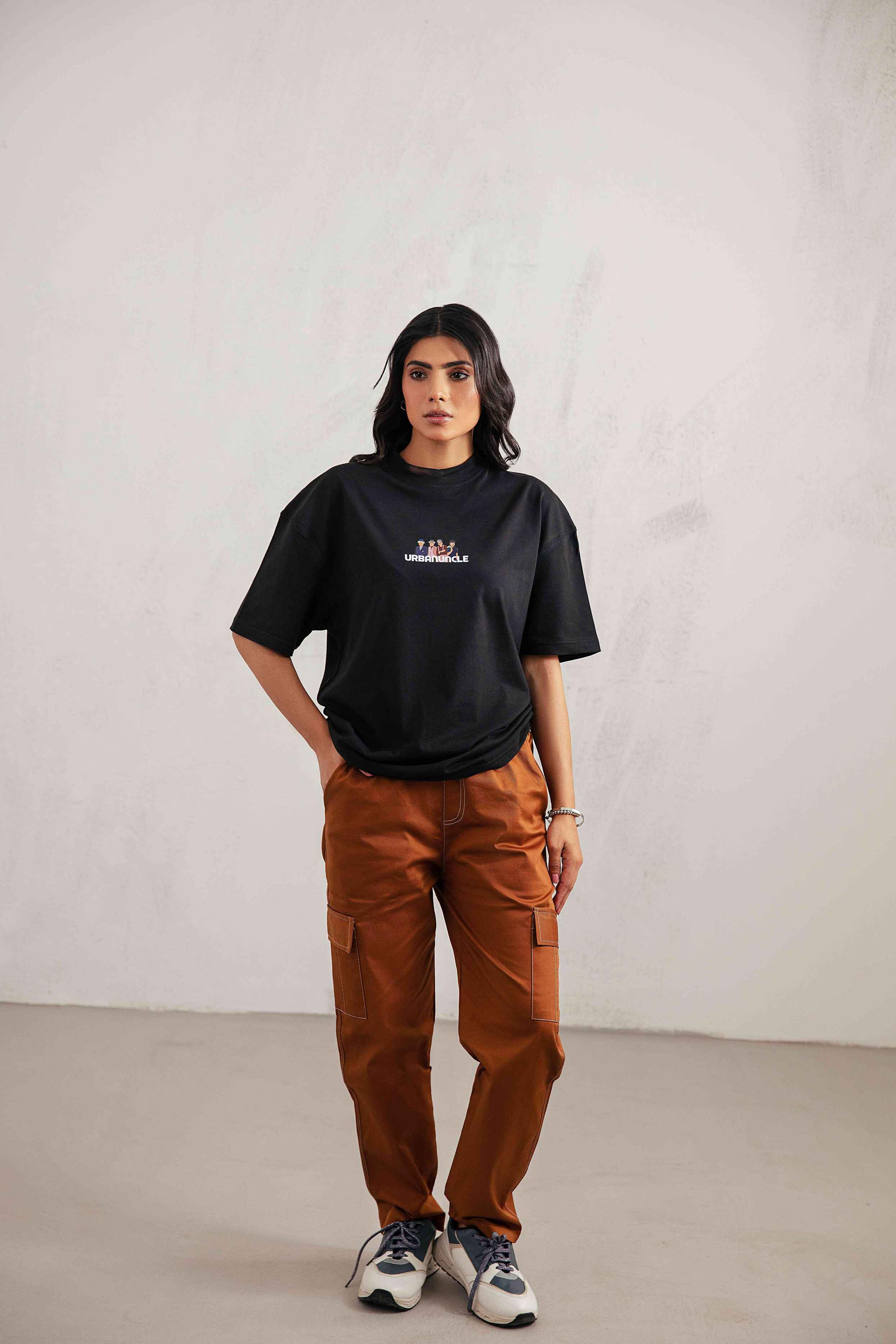 Oversize Urbanuncle Tee | Black