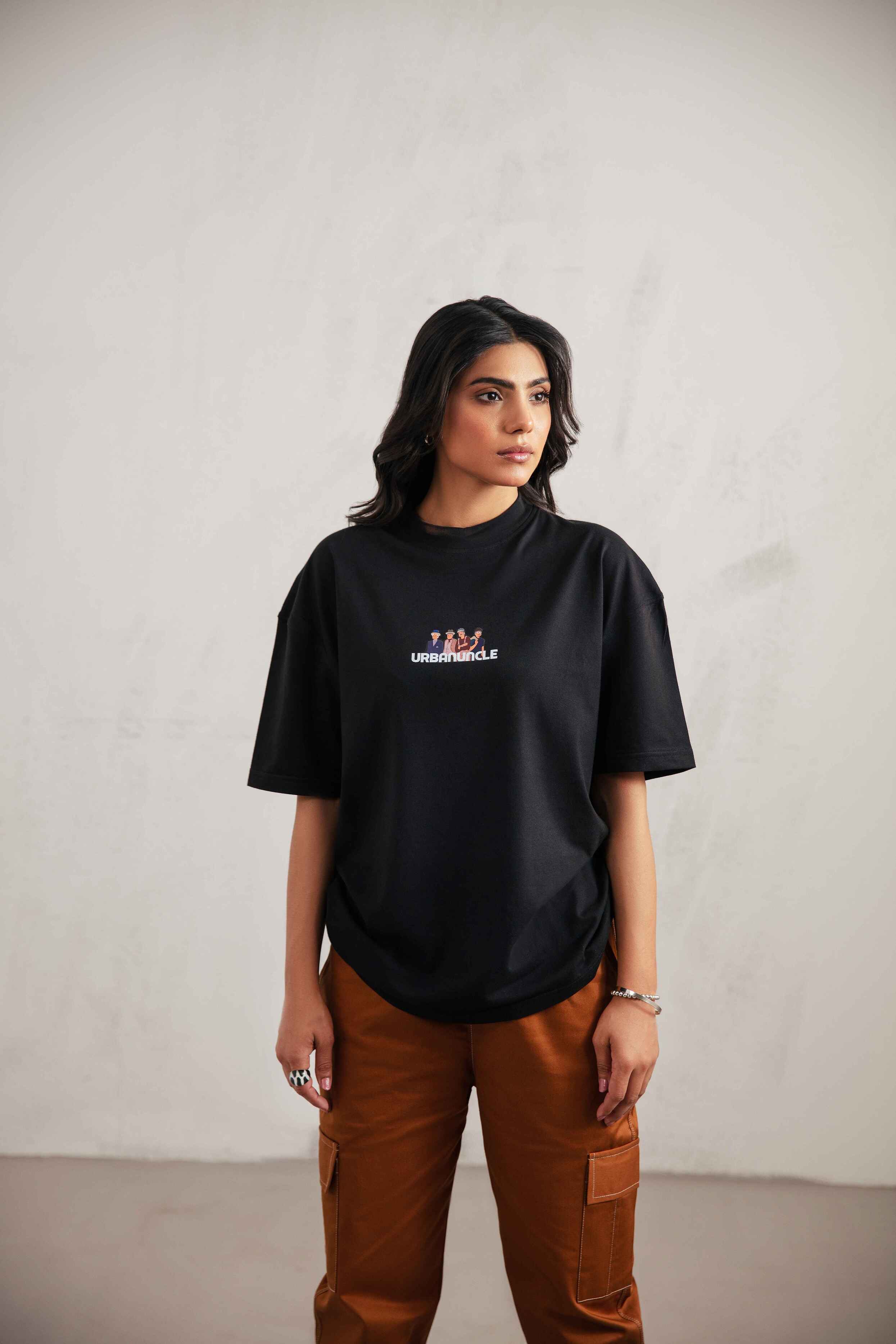Oversize Urbanuncle Tee | Black